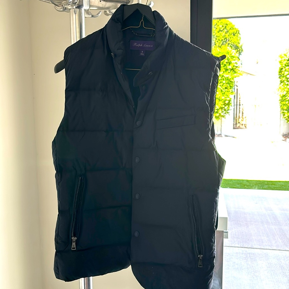 Ralph Lauren Purple Label Mens Whitwell Wool Down Vest